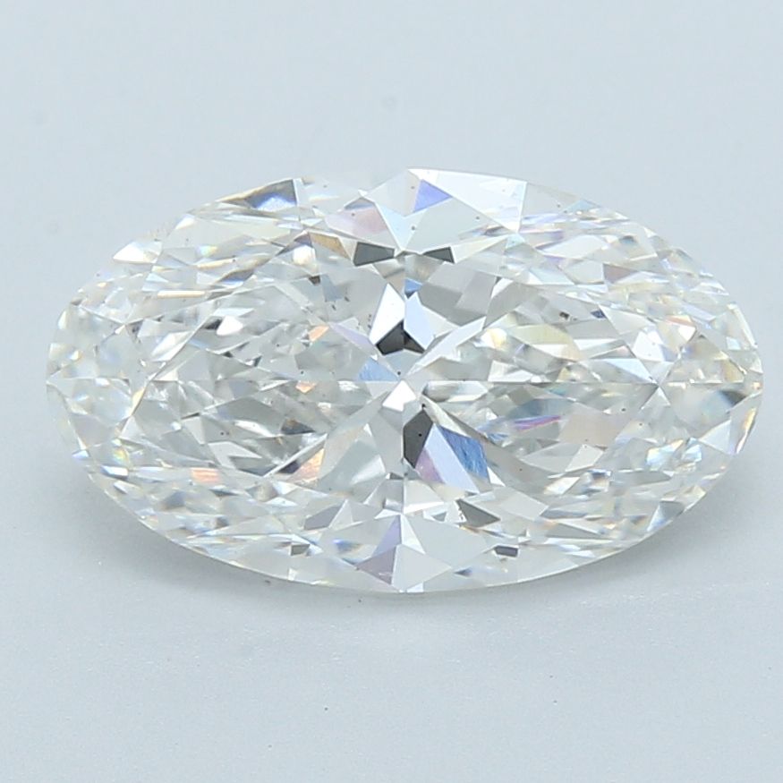 5.06 ct. oval Lab Grown Diamond front image