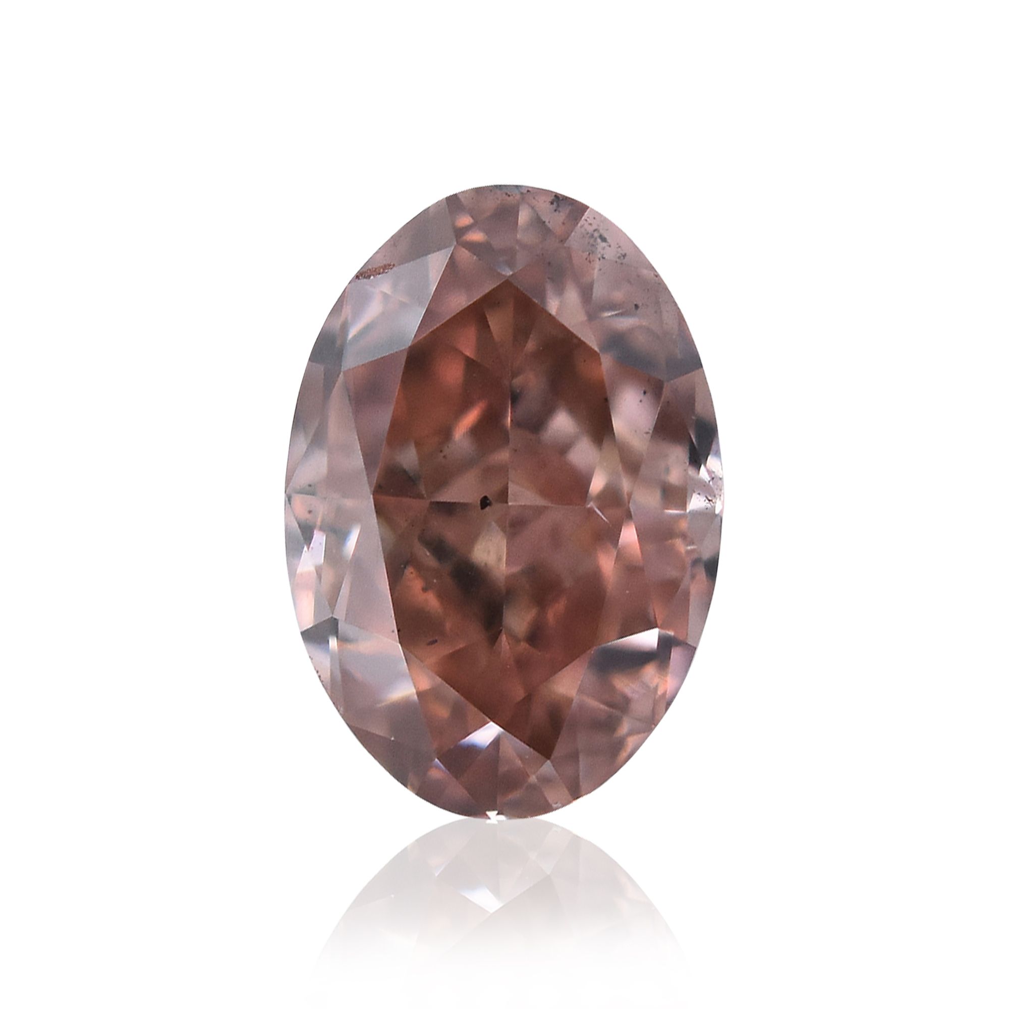 Diament 0.4 ct Fancy Deep Orangey Pink/SI1