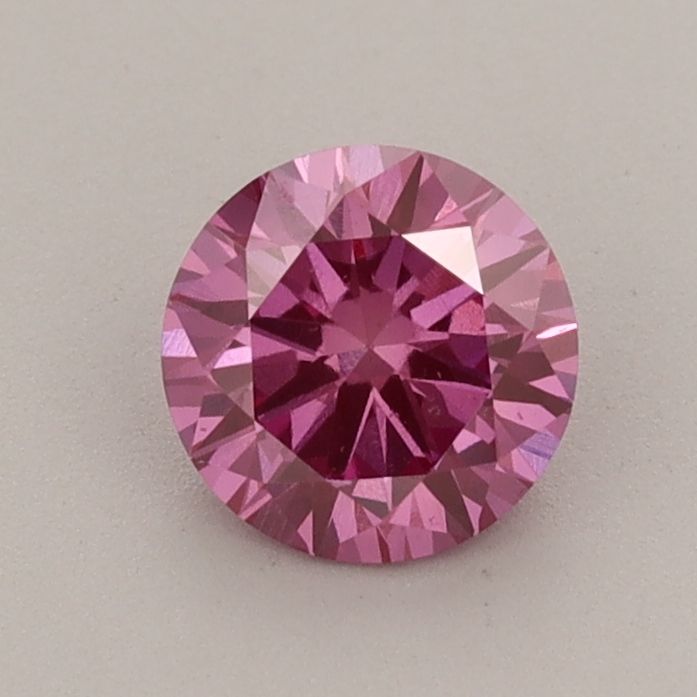 0.73 CT Fancy Vivid Pink ROUND