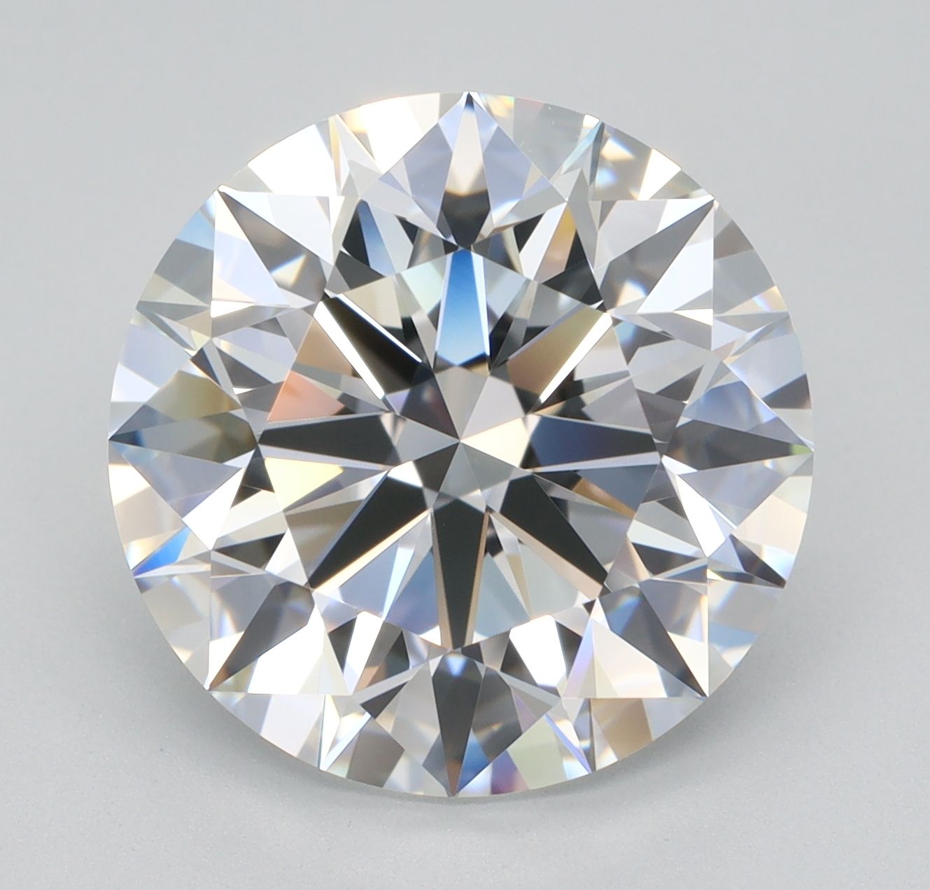 5.27 ct. round Lab Grown Diamond front image