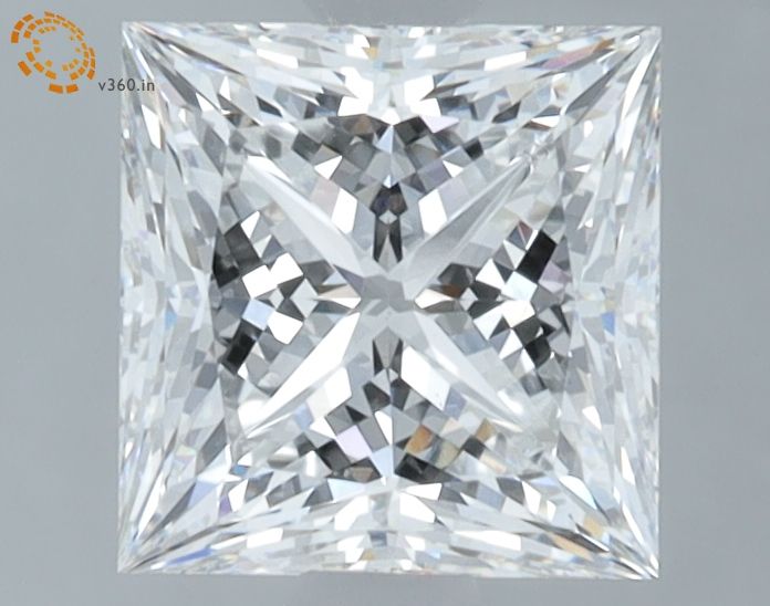 1.92 ct. princess Lab Grown Diamond front image