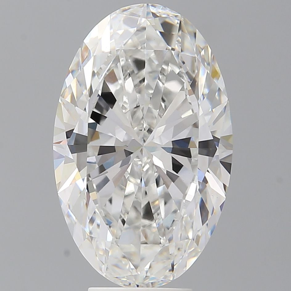 6.54 ct. oval Lab Grown Diamond front image