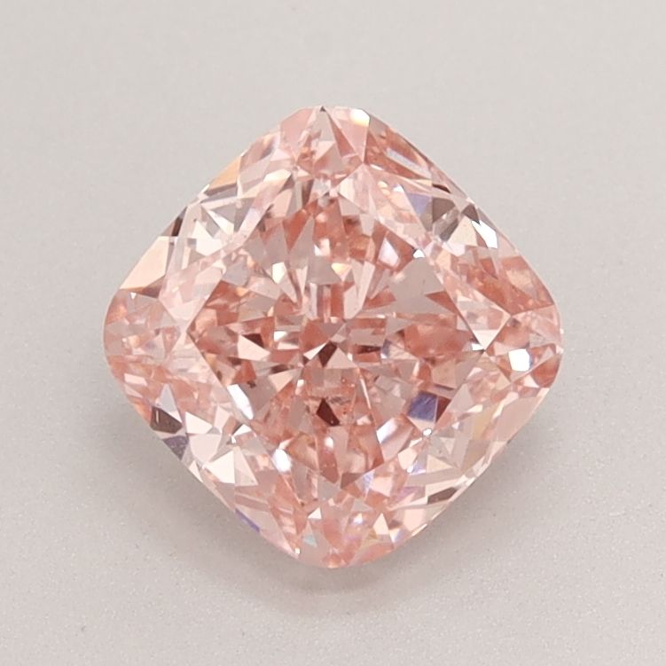 1.54 CT Fancy Vivid Pink CUSHION BRILLIANT