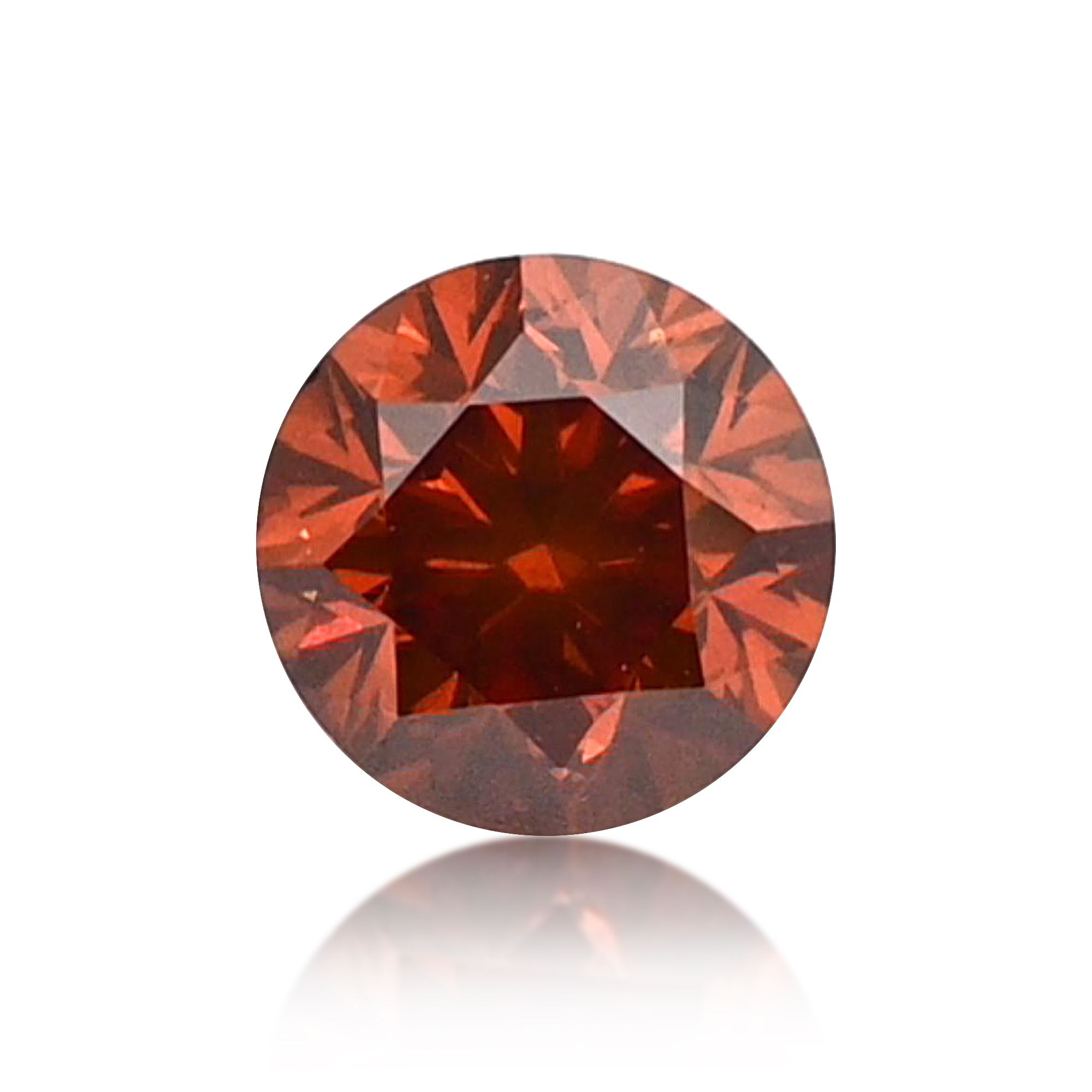 Diament 0.32 ct Fancy Deep Orange/