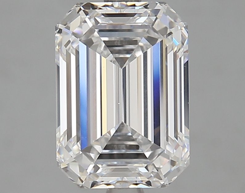 Diamant Émeraude 3.18 ct - Couleur D - Pureté VVS2