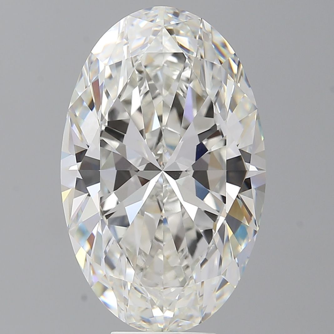 9.59 ct. oval Lab Grown Diamond front image