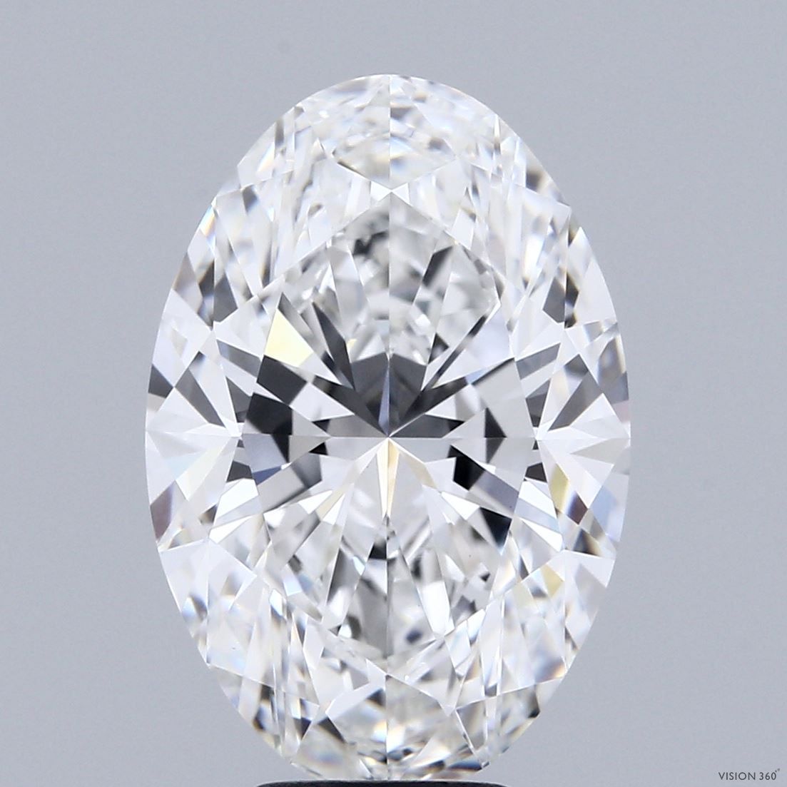 6.09 ct. oval Lab Grown Diamond front image