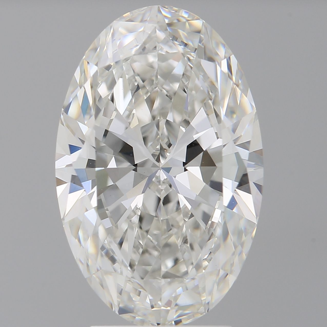 4.06 ct. oval Lab Grown Diamond front image