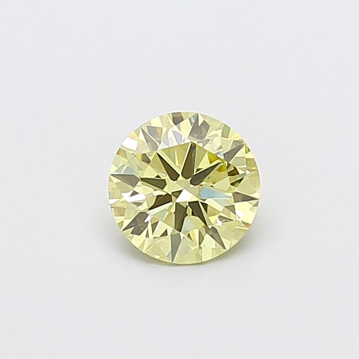 1.0 CT Fancy Light Yellow ROUND
