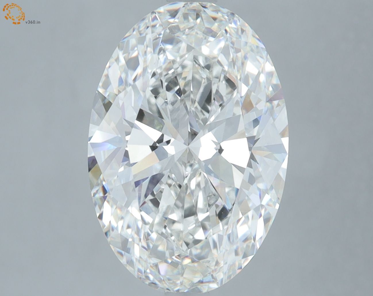 5.03 ct. oval Lab Grown Diamond front image