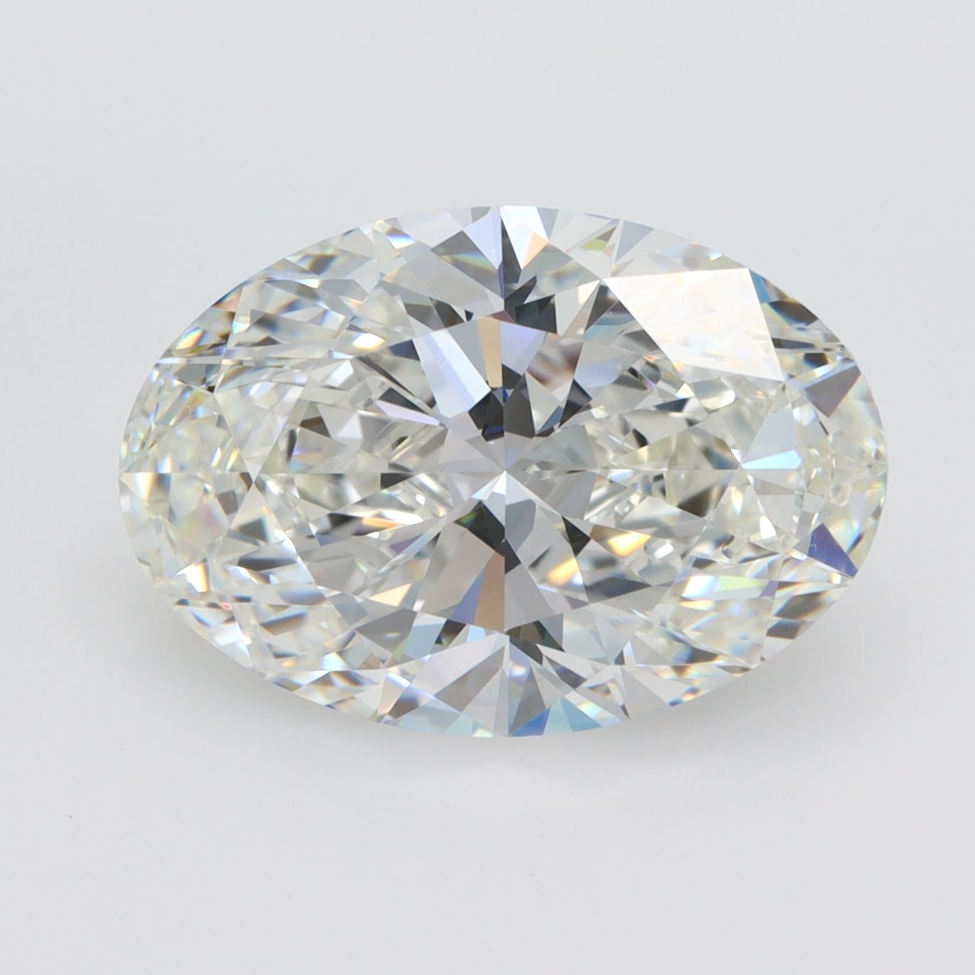 5.08 ct. oval Lab Grown Diamond front image