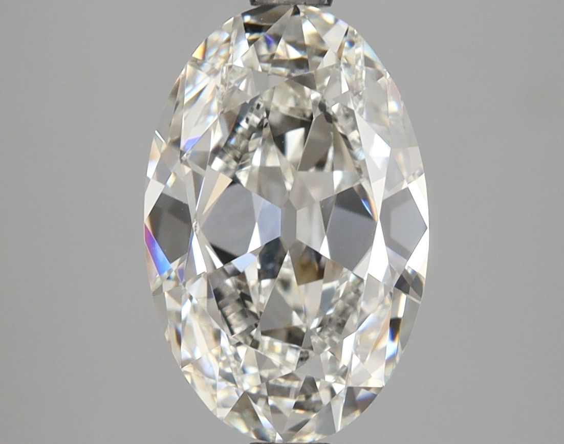3.02 ct. oval Lab Grown Diamond front image