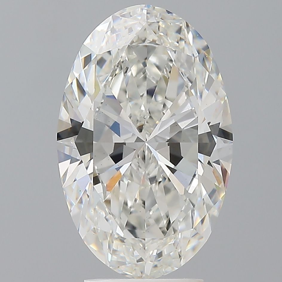 4.10 ct. oval Lab Grown Diamond front image