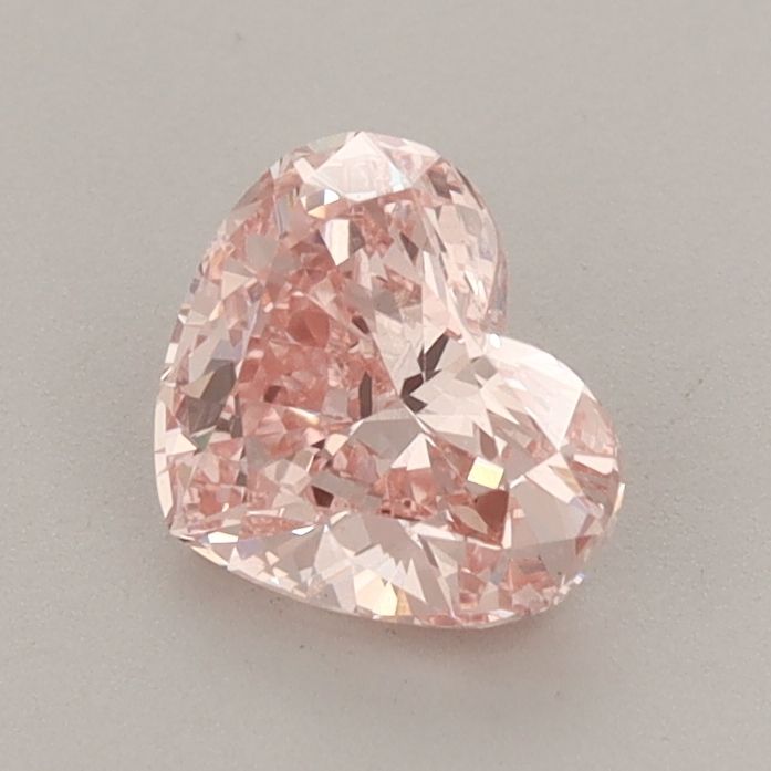 0.86 CT Fancy Intense Pink HEART