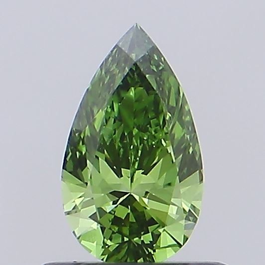 0.51 CT Fancy Vivid Green PEAR