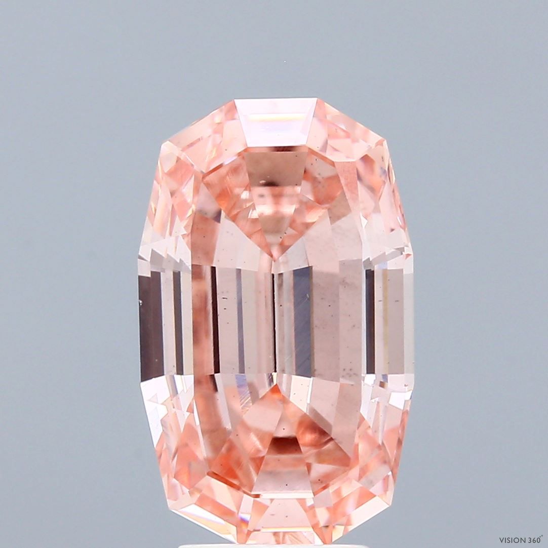 5.66 ct lab-grown Cushion Diamond
