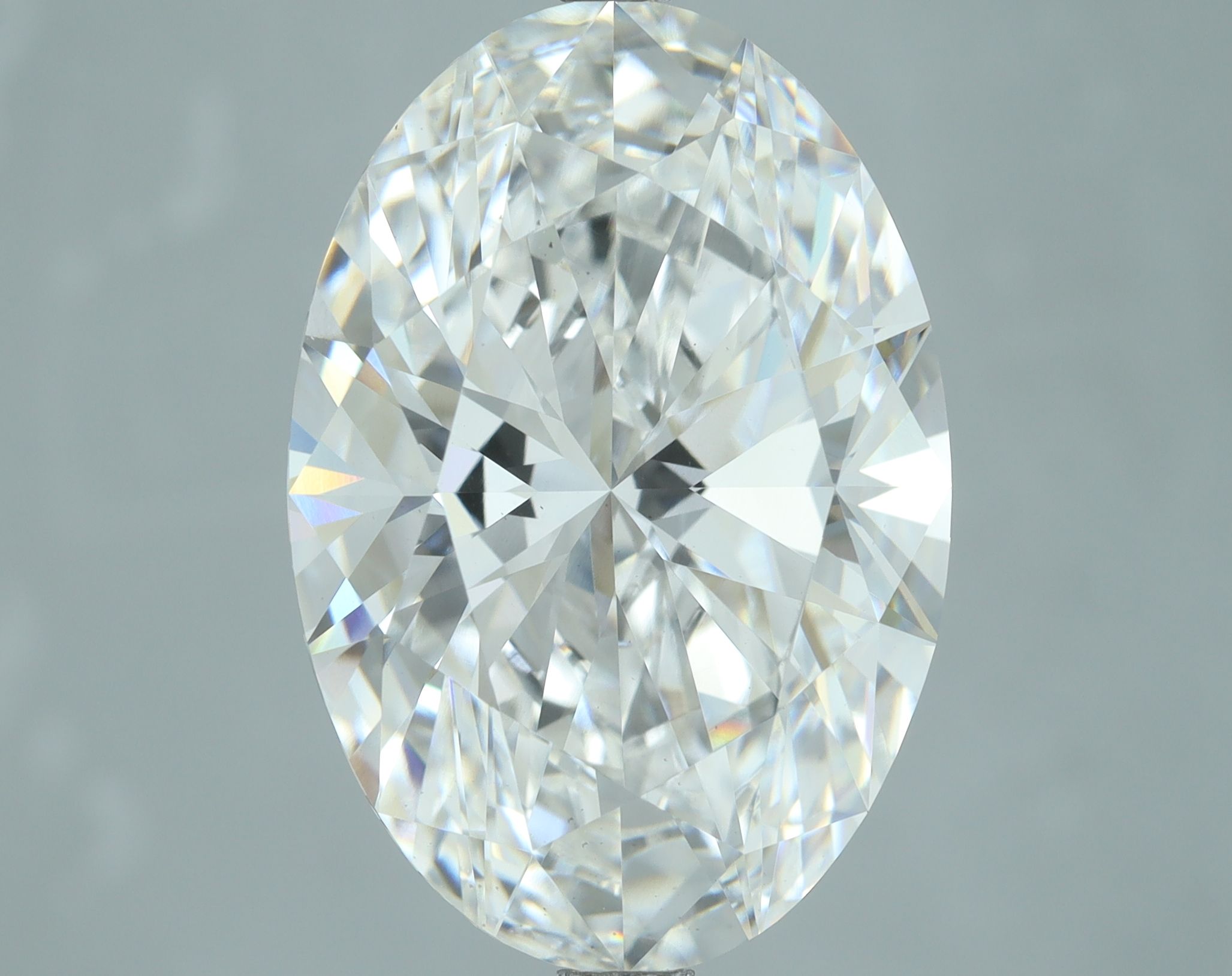 7.84 ct. oval Lab Grown Diamond front image