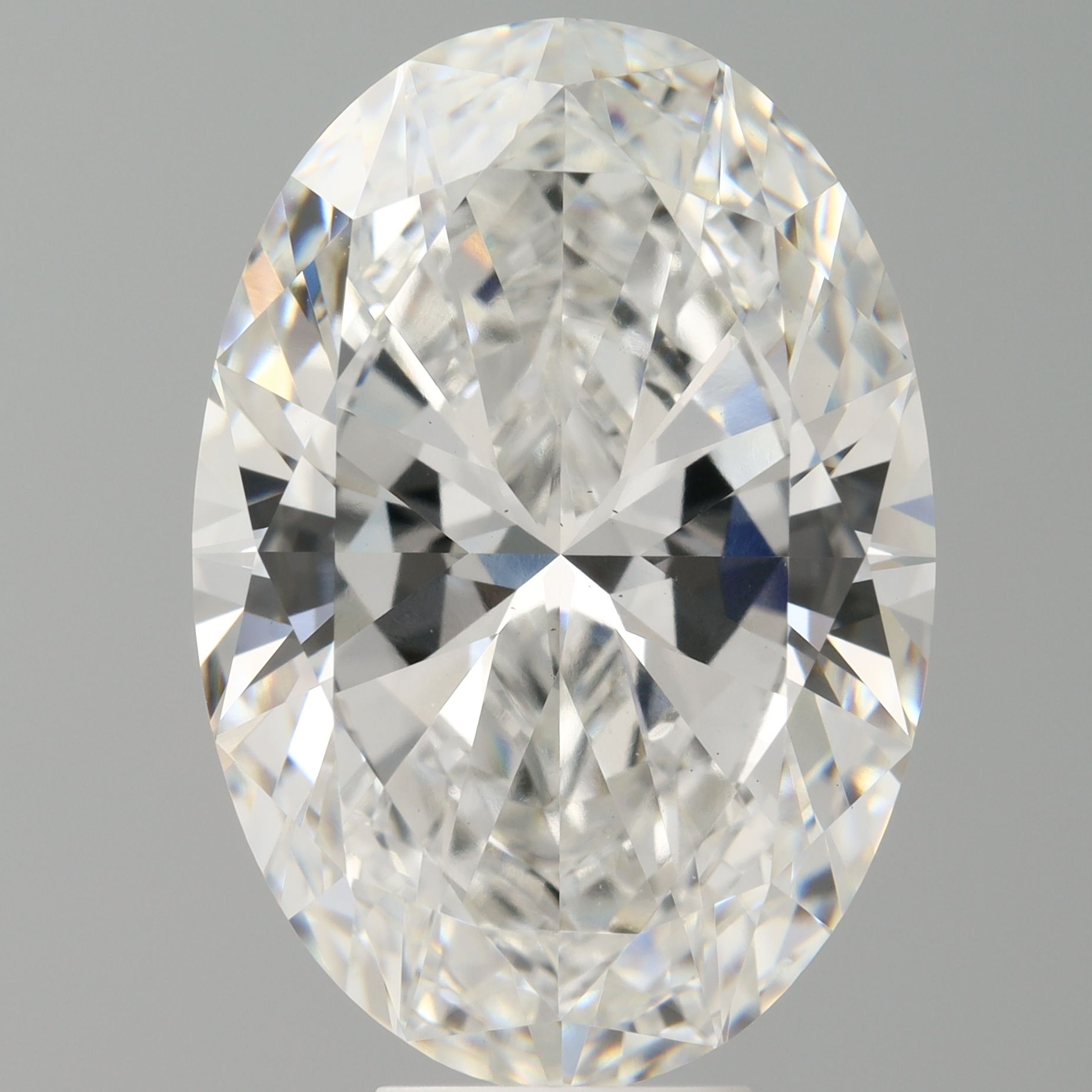 9.10 ct. oval Lab Grown Diamond front image