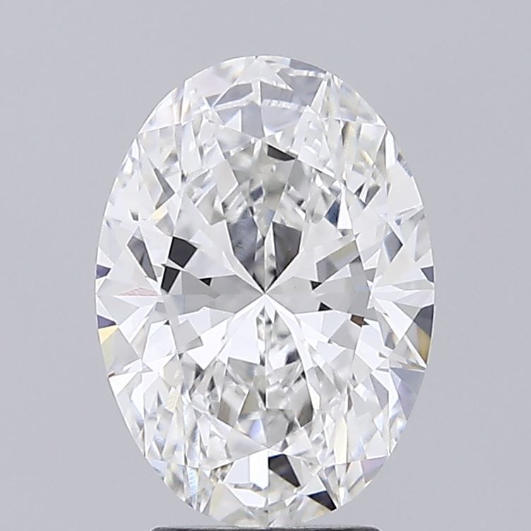 3.66 ct. oval Lab Grown Diamond front image