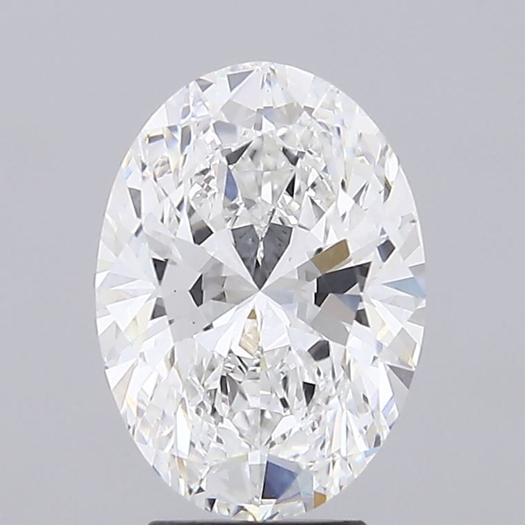 4.08 ct. oval Lab Grown Diamond front image