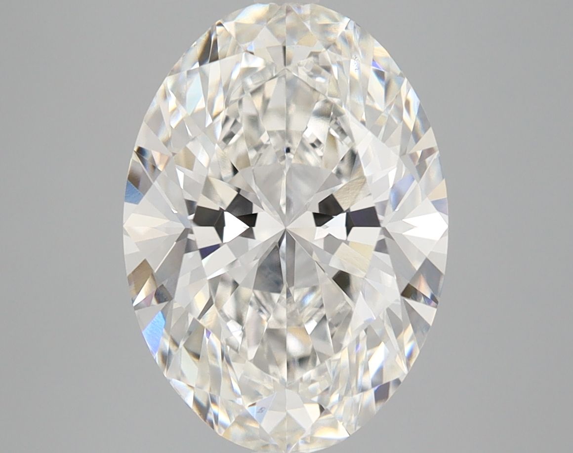 4.18 ct. oval Lab Grown Diamond front image