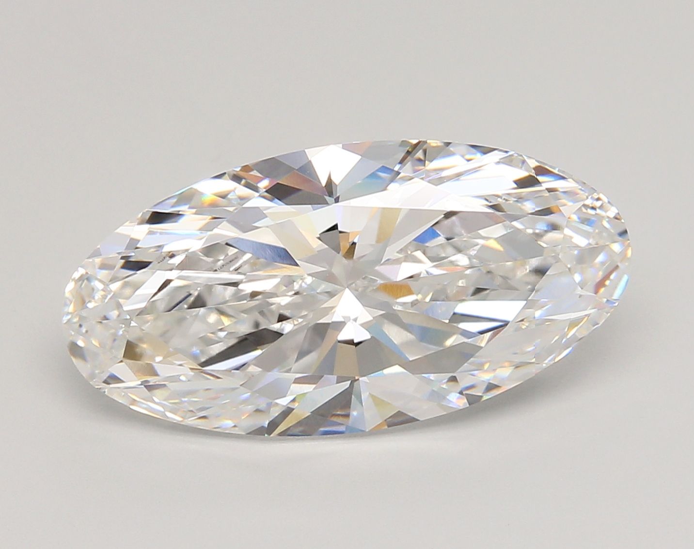 6.54 ct. oval Lab Grown Diamond front image