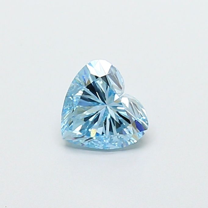 1.02 CT Fancy Intense Blue HEART