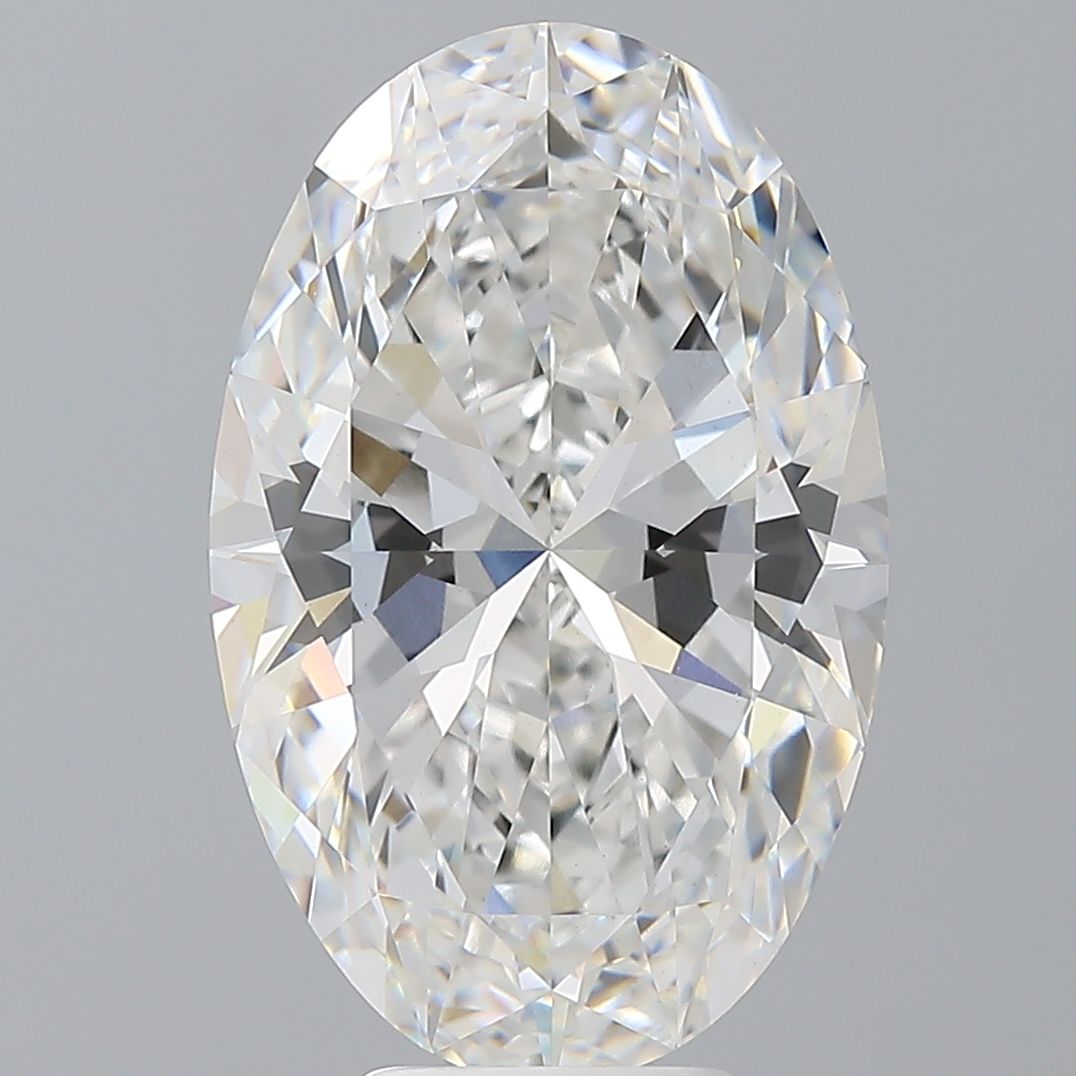 6.57 ct. oval Lab Grown Diamond front image