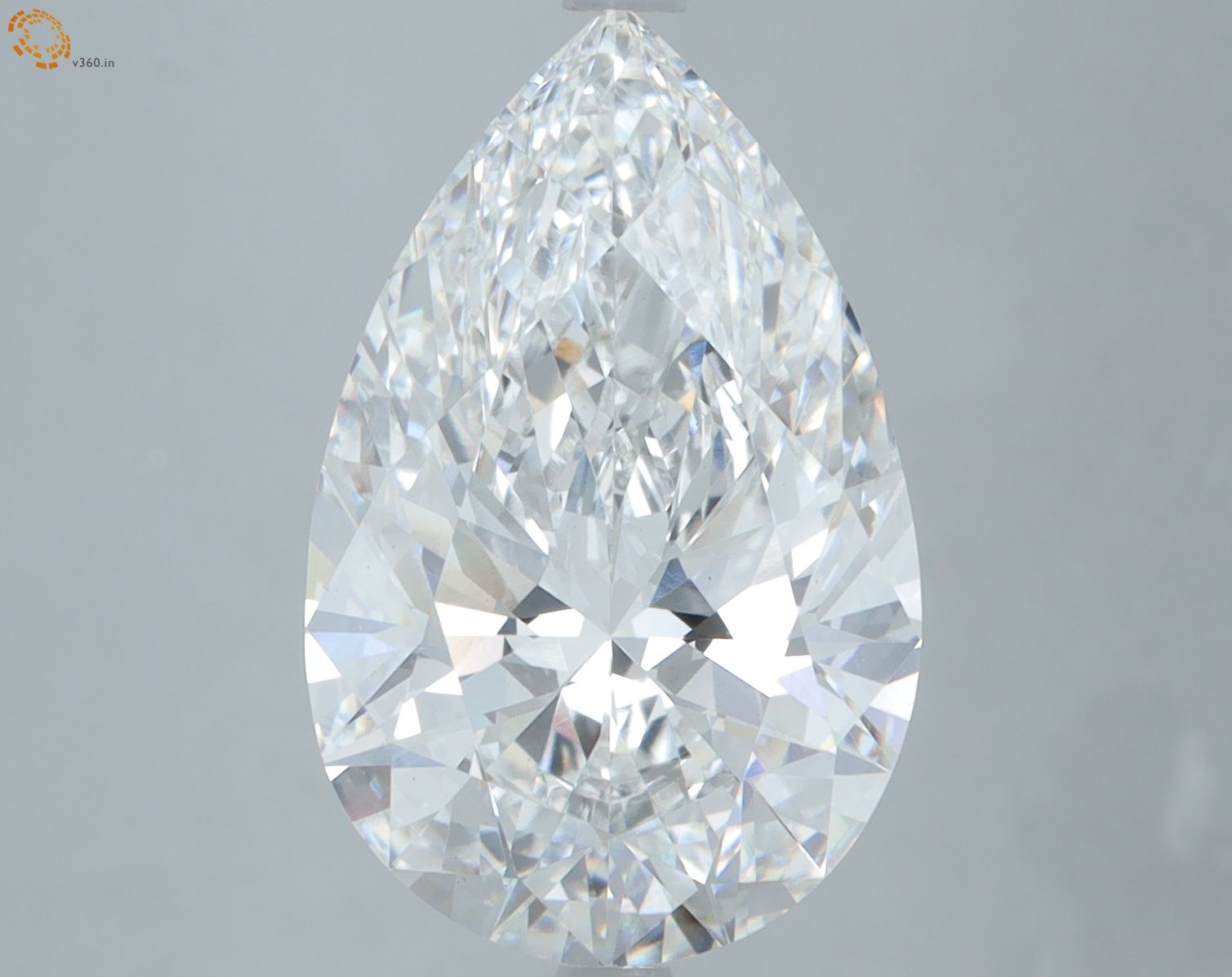 6.22 ct. pear Lab Grown Diamond front image