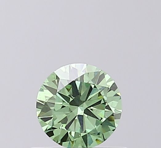 0.4 CT Fancy Vivid Green ROUND