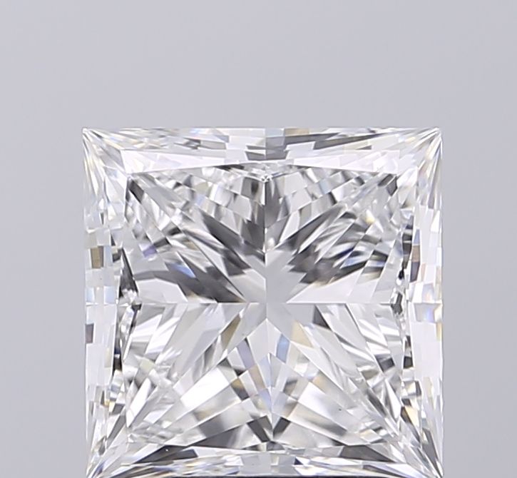 3.74 ct. princess Lab Grown Diamond front image
