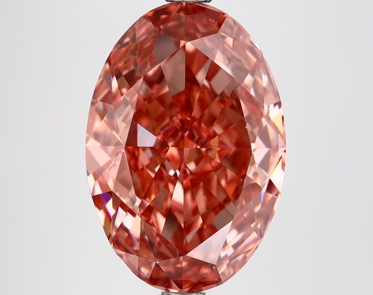 6.18 ct. oval Lab Grown Diamond front image