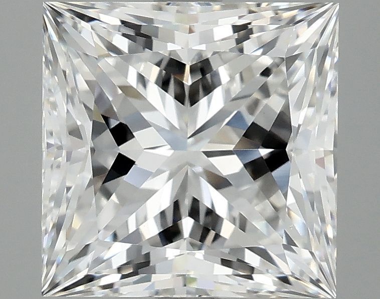 4.10 ct. princess Lab Grown Diamond front image