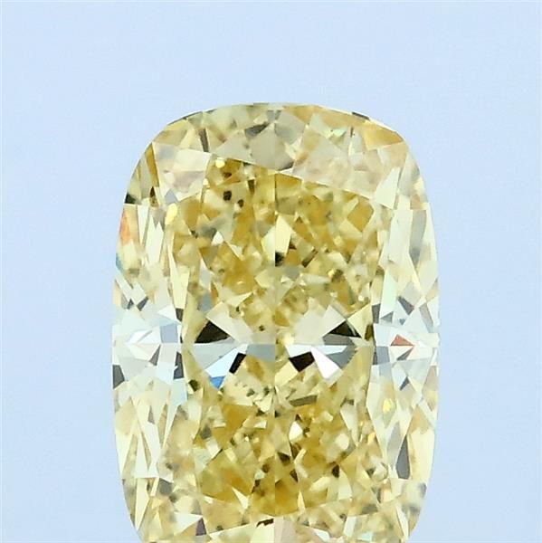 1.57 CT Fancy Intense Yellow CUSHION MODIFIED