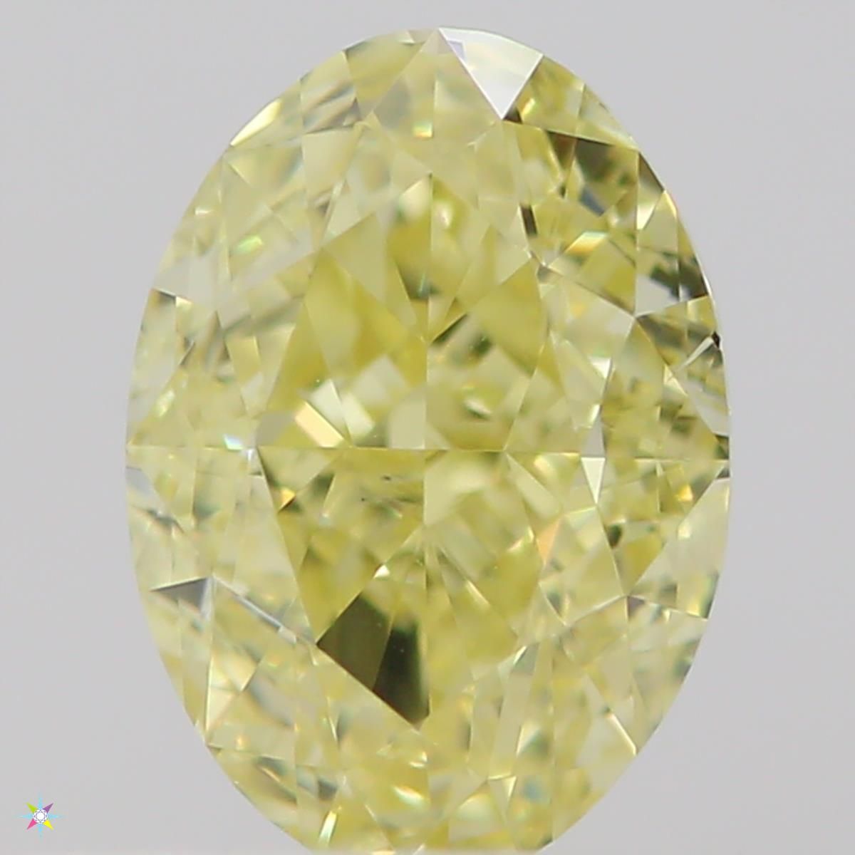 Diament 0.5 ct Fancy Intense Yellow/SI2