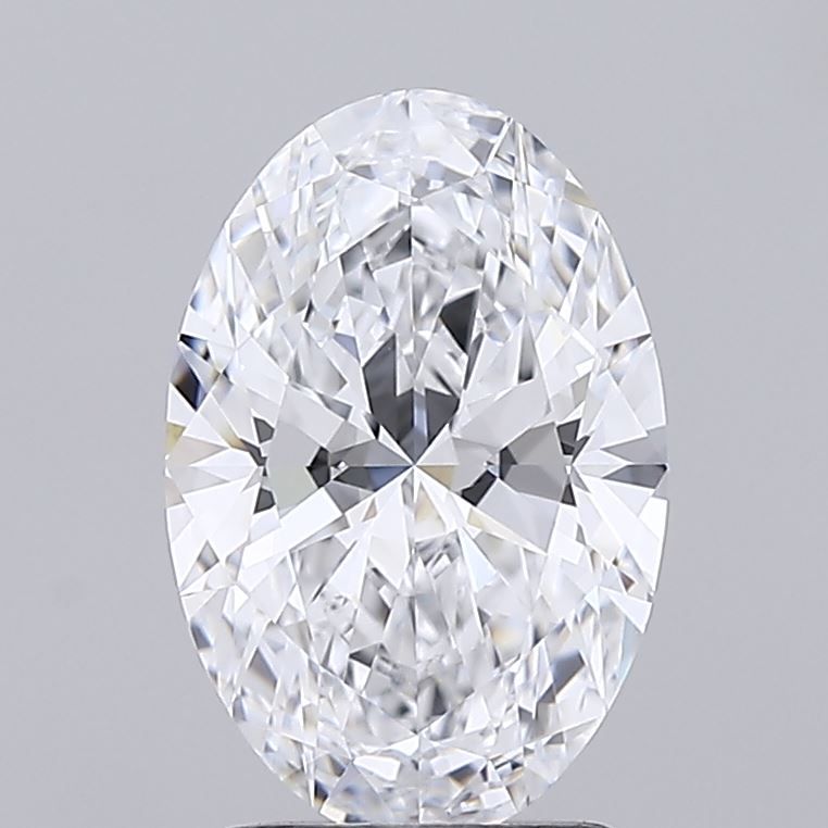 2.01 ct. oval Lab Grown Diamond front image