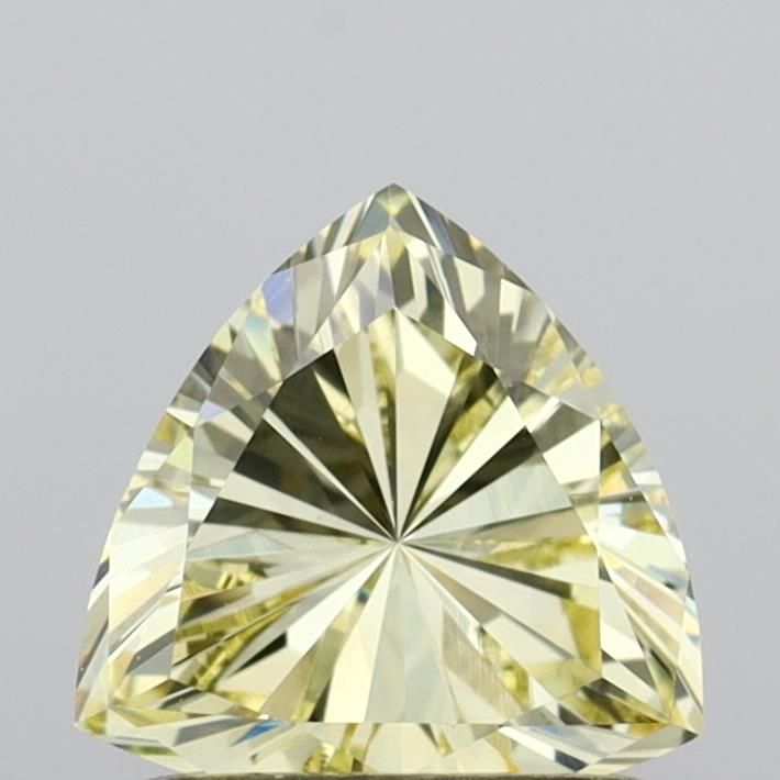 0.77 CT Fancy Light Yellow TRIANGULAR