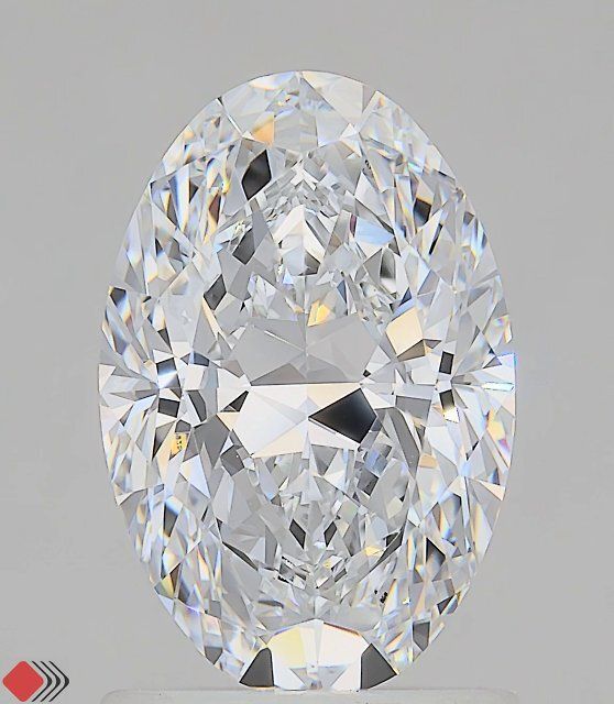 1.53 ct. oval Lab Grown Diamond front image