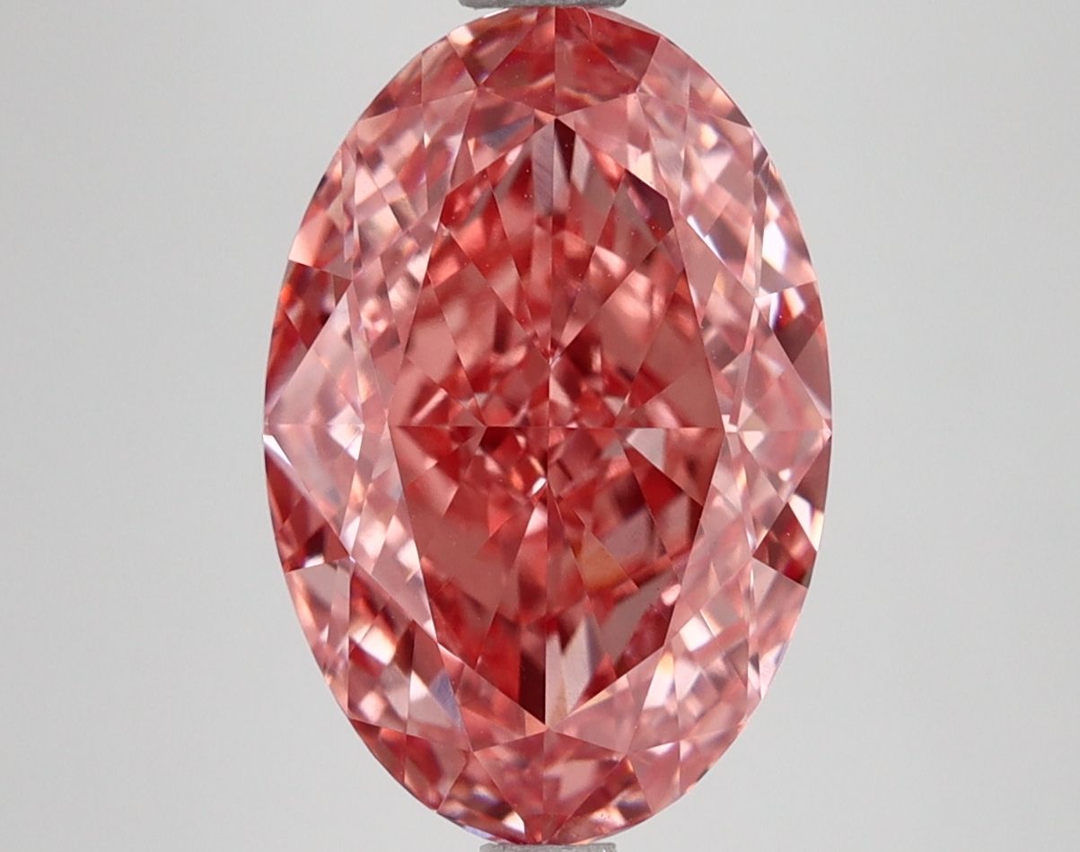 4.91 ct. oval Lab Grown Diamond front image