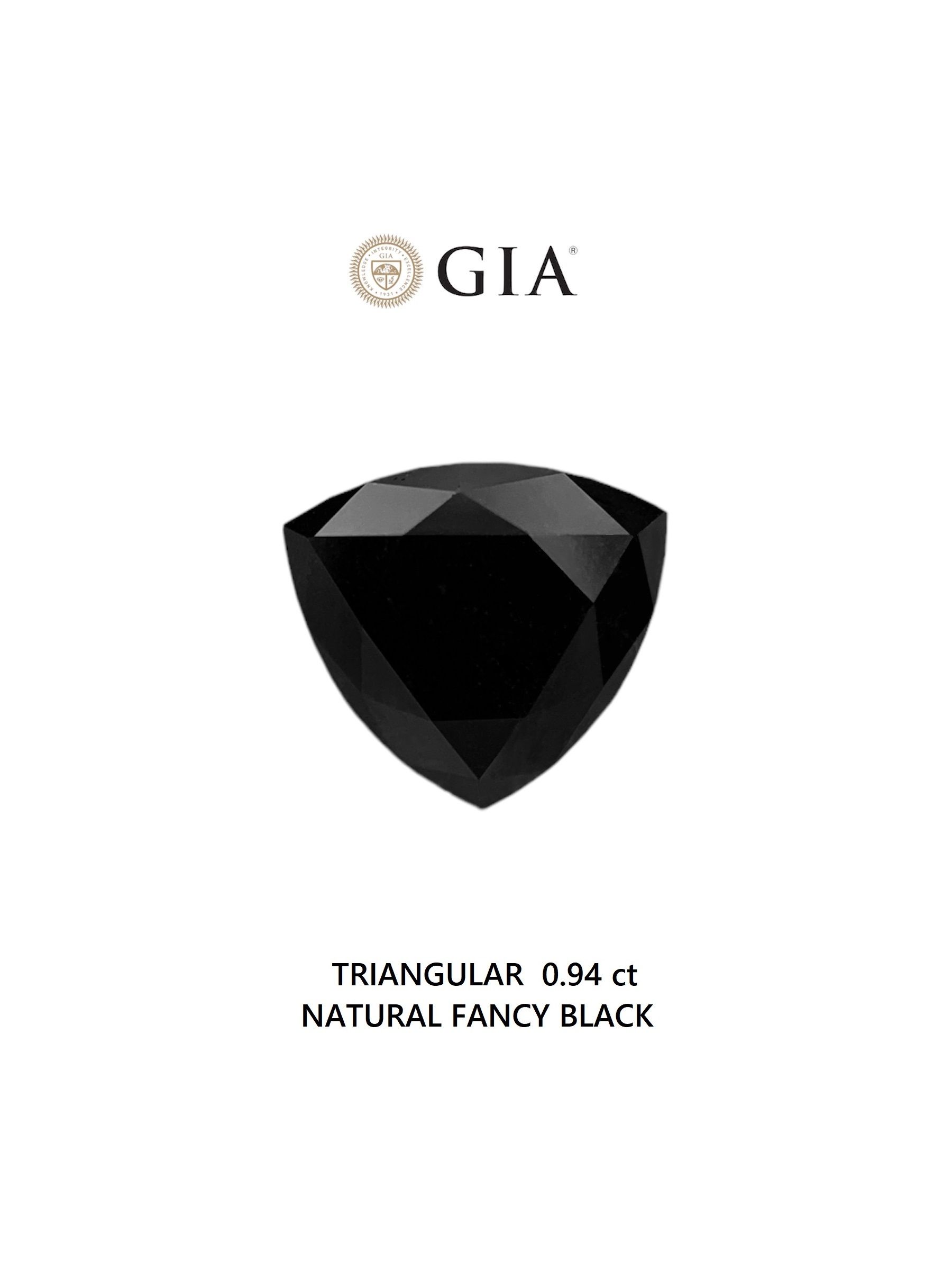 Diament 0.94 ct Fancy Black/VVS2