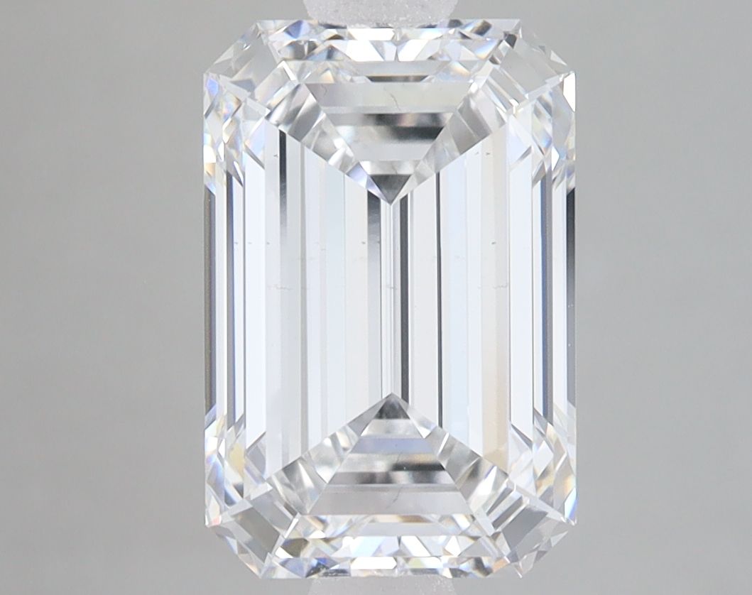 Diamant Émeraude 3.73 ct - Couleur E - Pureté VS2