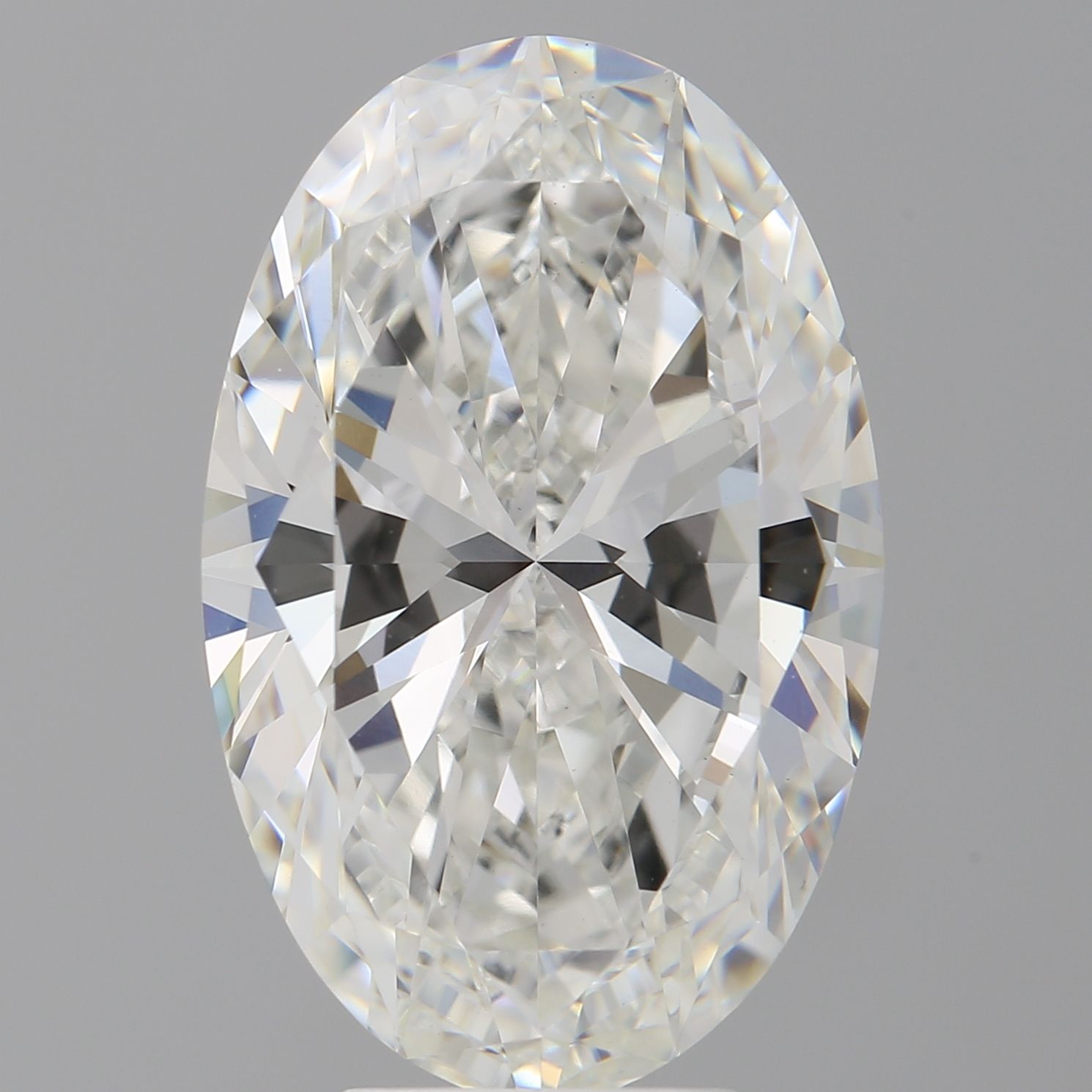 6.51 ct. oval Lab Grown Diamond front image