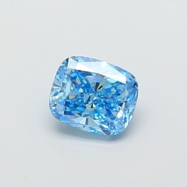 1.02 CT Fancy Vivid Blue CUSHION MODIFIED