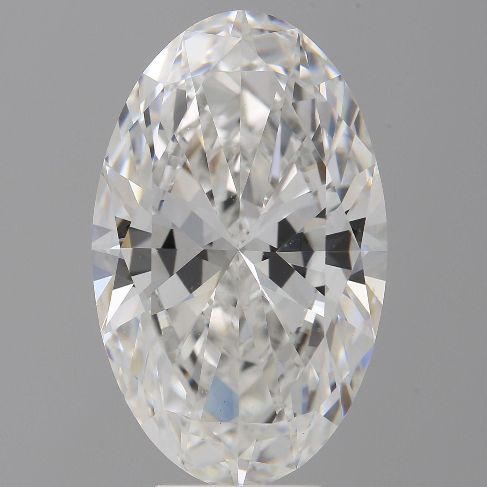 7.04 ct. oval Lab Grown Diamond front image