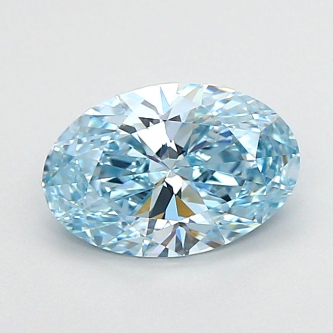 1.05 CT Fancy Vivid Blue OVAL