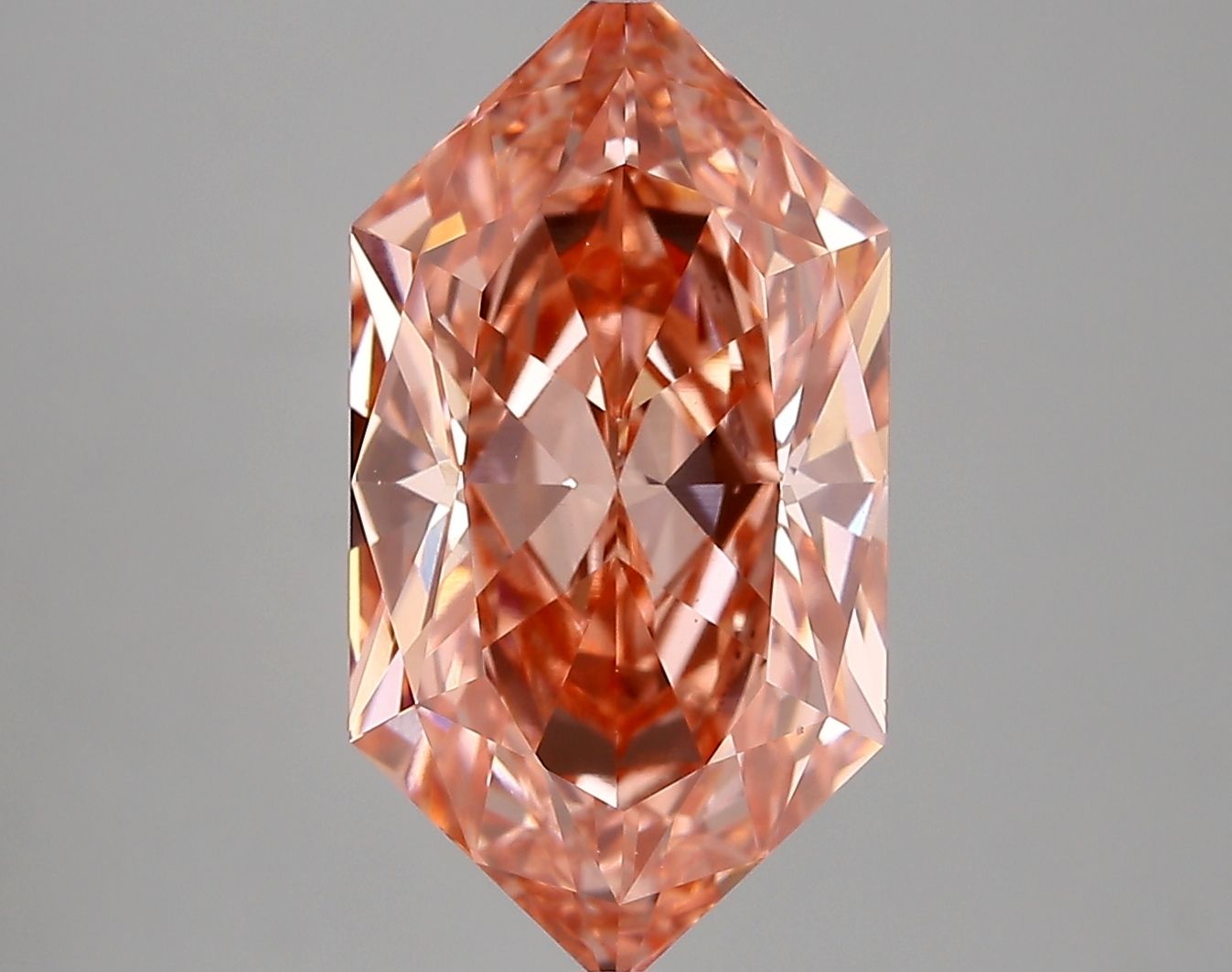5.13 ct lab-grown Hexagonal Diamond