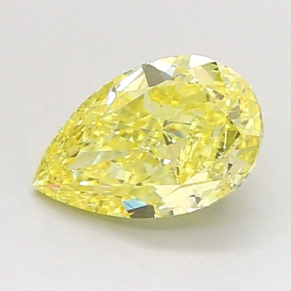 0.98 CT Fancy Intense Yellow PEAR
