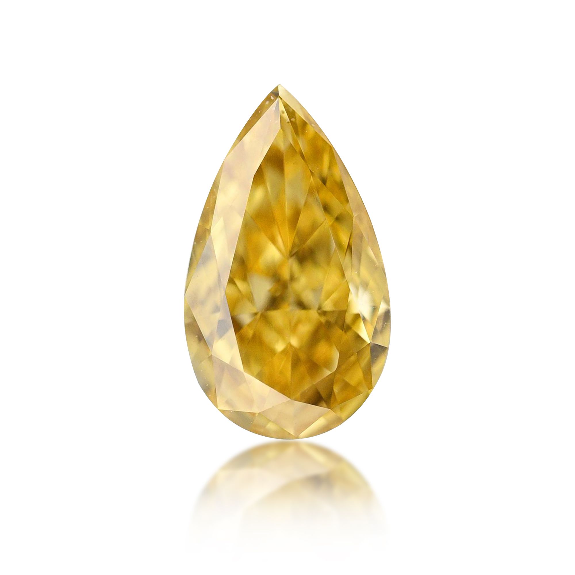 Diament 0.28 ct Fancy Intense Orange Yellow/VS2