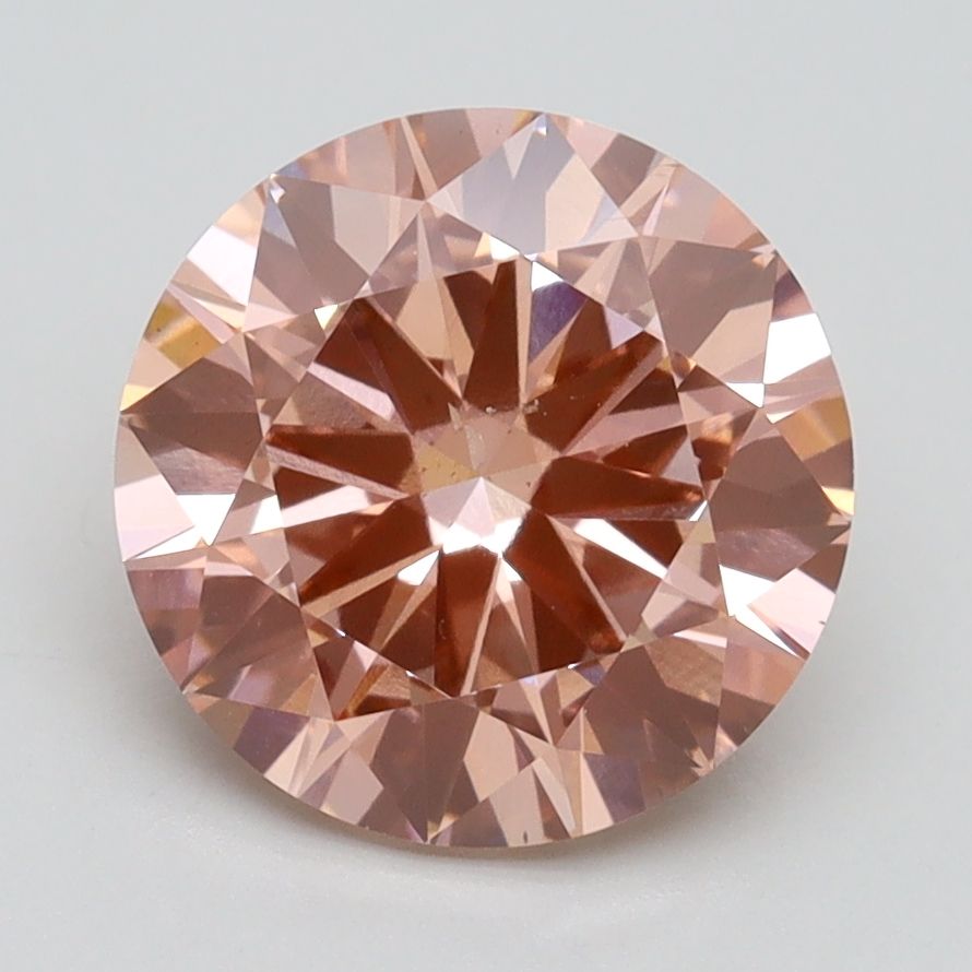 2.70 ct. round Lab Grown Diamond front image