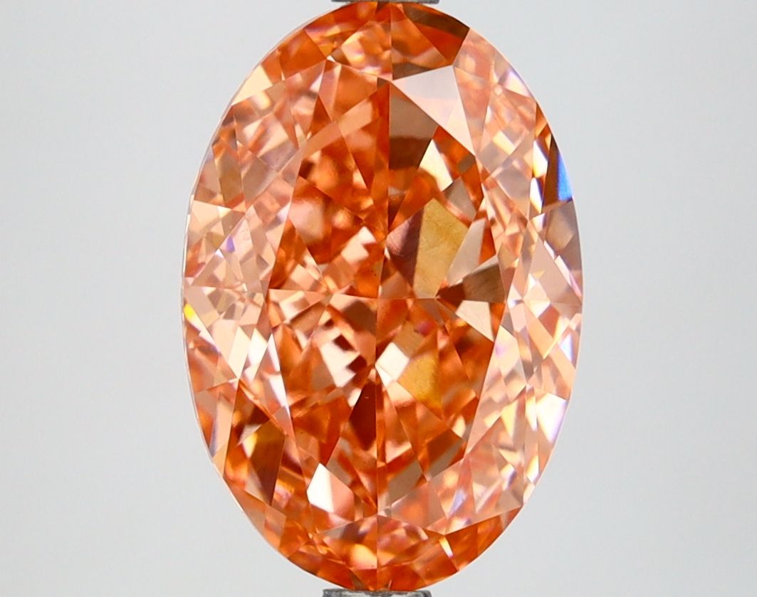 3.72 ct. oval Lab Grown Diamond front image